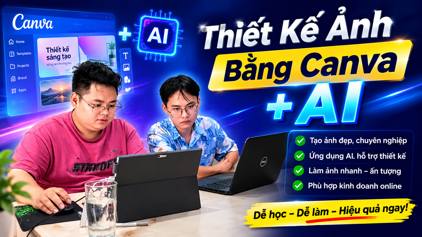 Thiết Kế Ảnh Bằng Canva + AI